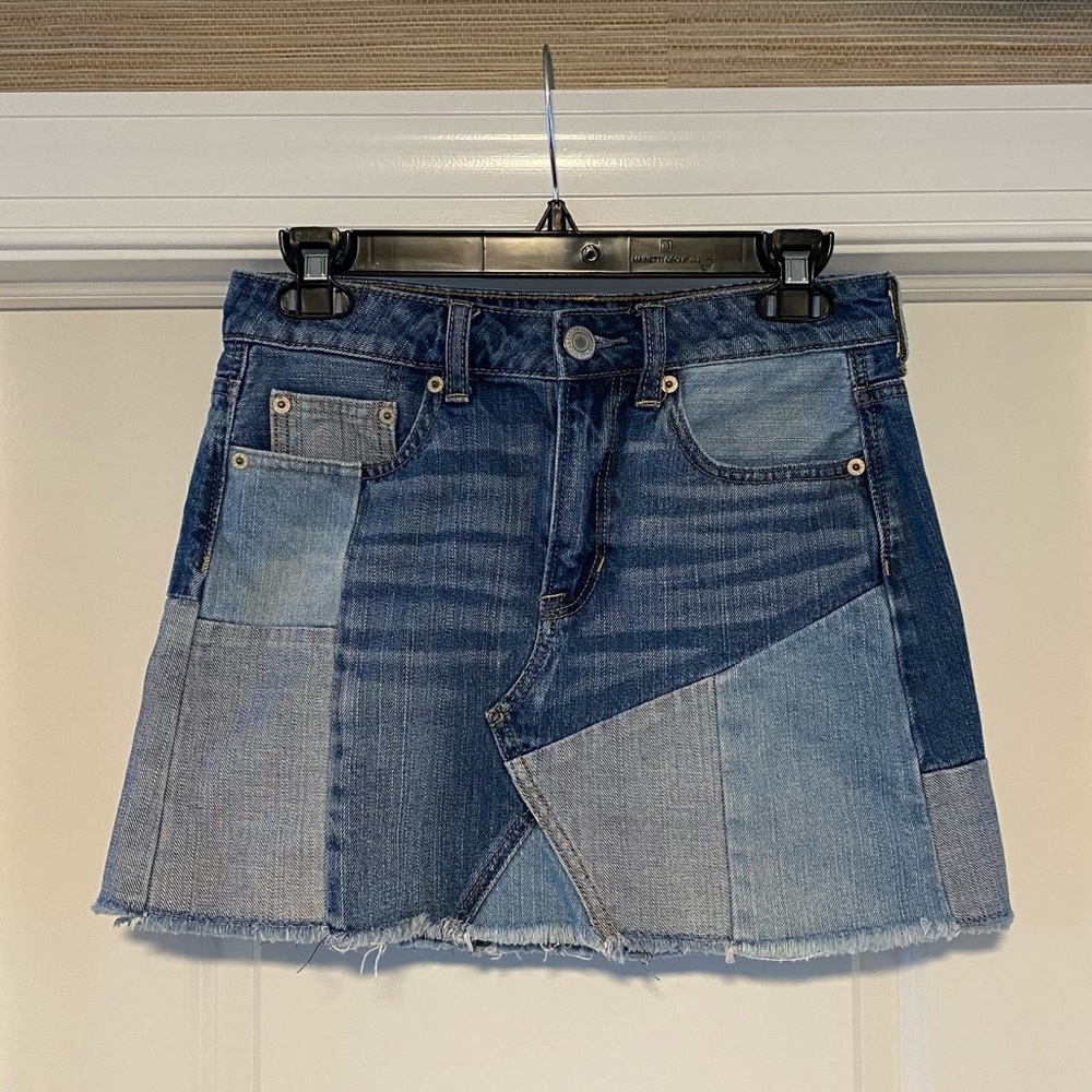 Denim Mini Skirt
